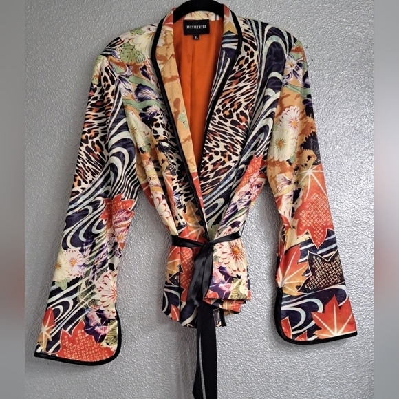Mesmerize Women's Trendy Asian Inspired Jacket Size XL - Picture 6 of 10